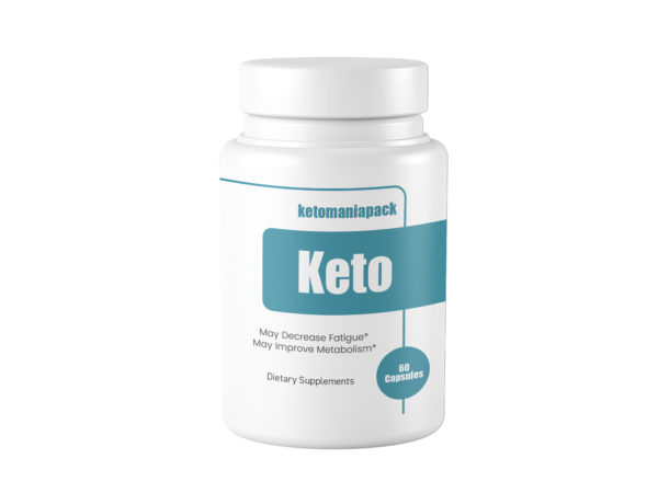 Bottle of 3x Keto Capsules 60 Capsules